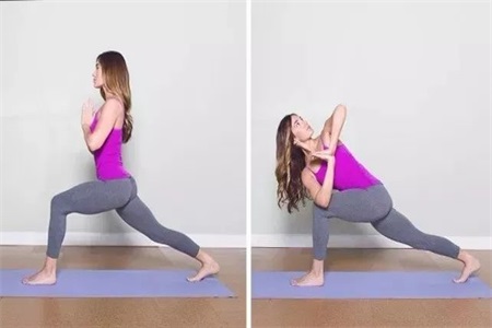瑜伽初入门教学视频，女性消除肠胃不适的瑜伽动作图片