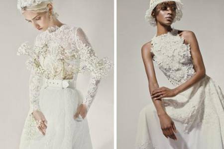 Yolancris2021新季婚纱发布会 TOUCH系列以白色体现新生代女性高级感