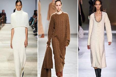 2020年秋冬女装6大流行趋势  流苏衬衫领带针织连衣裙时尚的重中之重