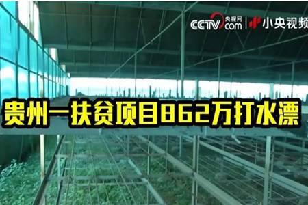 央视曝光贵州扶贫项目862万打水漂 网友：这都不判刑？